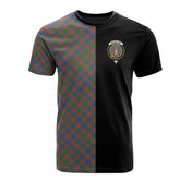 MacIntyre Ancient Tartan T-Shirt Half of Me - Cross Style